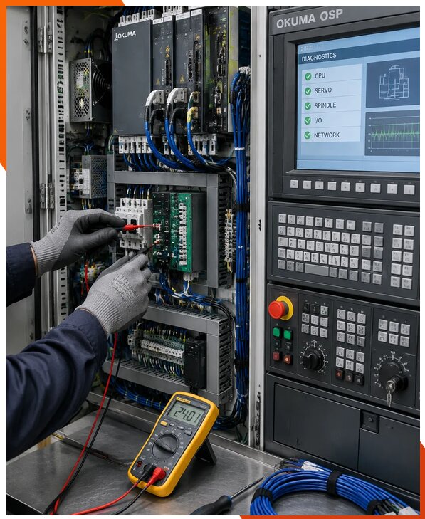 Ремонт систем ЧПУ Okuma OSP в Кемерово